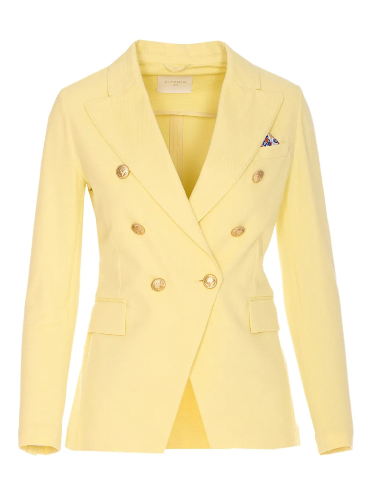 Двубортный блейзер Circolo 1901, желтый
Двубортный блейзер Circolo 1901, желтый