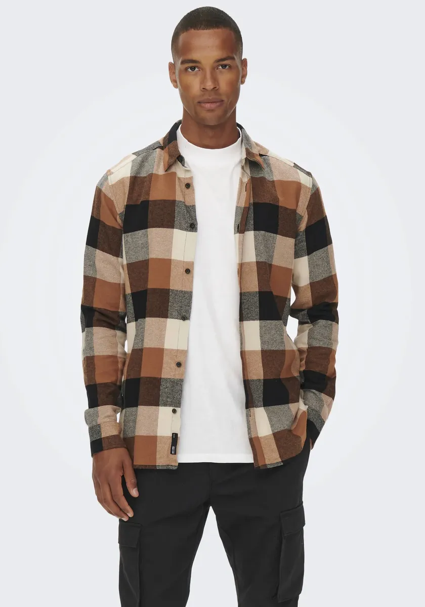 Рубашка в клетку ONLY & SONS "GUDMUND LIFE LS 3T CHECK SHIRT", цвет Silver Lining
Рубашка в клетку ONLY & SONS "GUDMUND LIFE LS 3T CHECK SHIRT", цвет Silver Lining