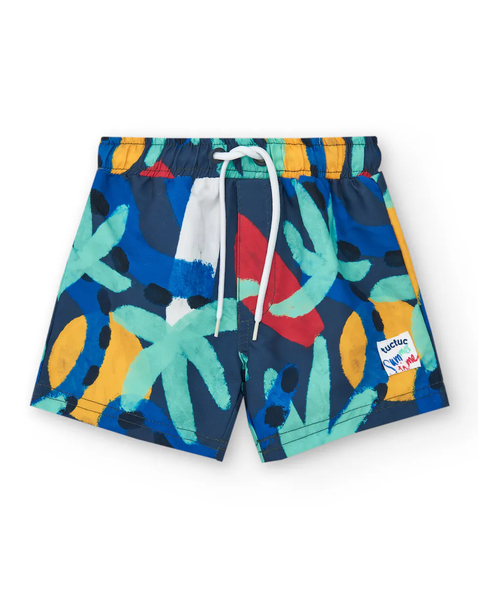 Купальник для мальчика с принтом и кулиской Tuc tuc, синий
Купальник для мальчика с принтом и кулиской Tuc tuc, синий