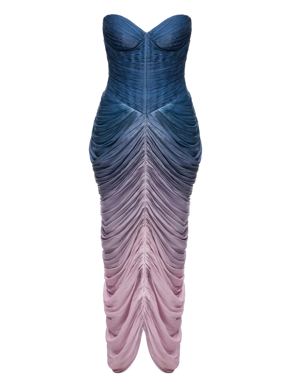 Платье макси без бретелек с драпировкой Ana Radu, синий
Платье макси без бретелек с драпировкой Ana Radu, синий