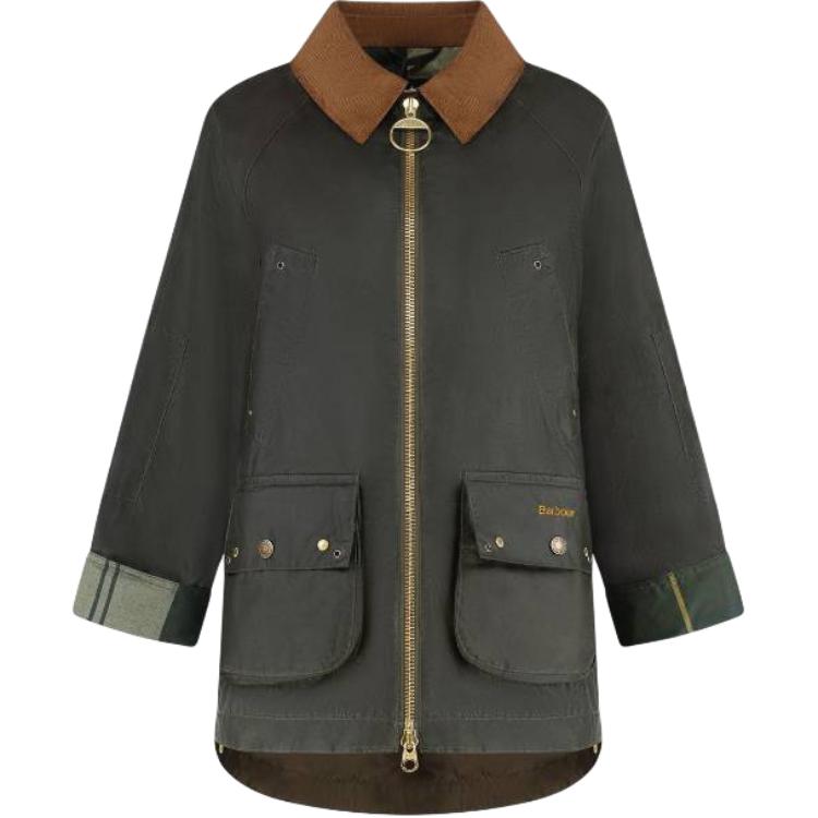 Вощеная куртка Рэйлинн Barbour, зеленый
Вощеная куртка Рэйлинн Barbour, зеленый