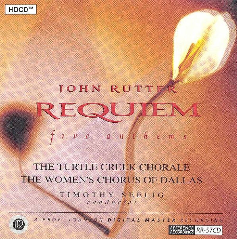 Диск CD Rutter: Requiem / Anthems - John Rutter, Timothy Seelig, Turtle Creek Chorale, Women's Chorus of Dallas
Диск CD Rutter: Requiem / Anthems - John Rutter, Timothy Seelig, Turtle Creek Chorale, Women's Chorus of Dallas