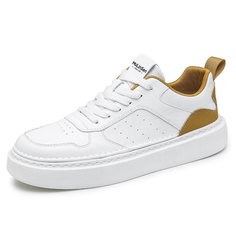 Нескользящие, износостойкие, легкие, дышащие, низкие кроссовки для скейтбординга для мужчин Mulinsen, White Yellow
Нескользящие, износостойкие, легкие, дышащие, низкие кроссовки для скейтбординга для мужчин Mulinsen, White Yellow