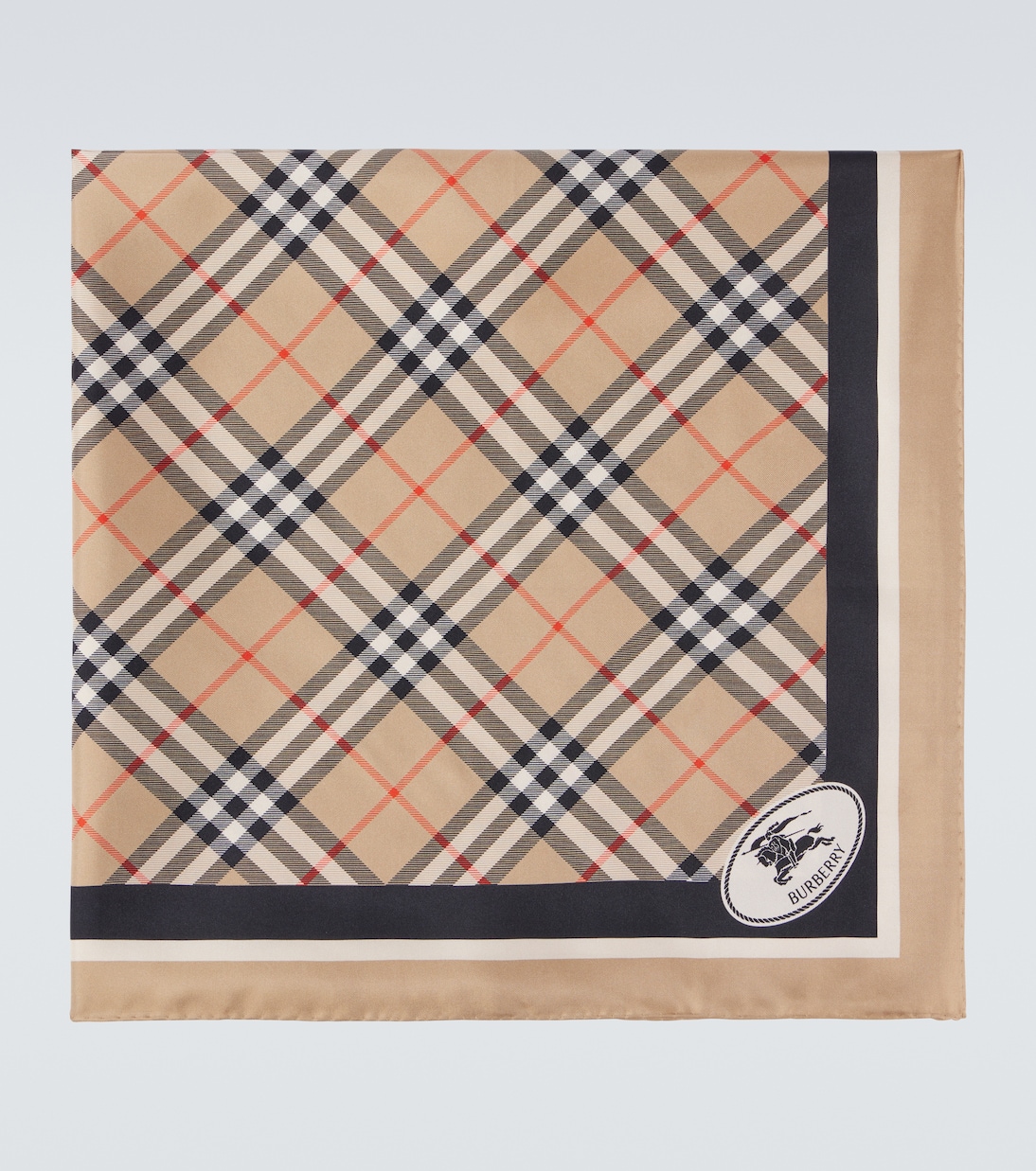 Шелковый шарф из твила Check Burberry, песочный
Шелковый шарф из твила Check Burberry, песочный