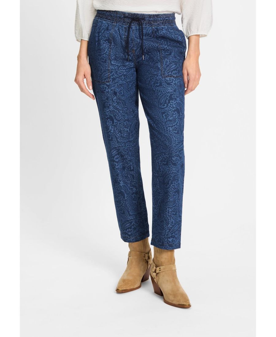 Женские джинсы Lisa Fit с узором пейсли Olsen, Ink blue
Женские джинсы Lisa Fit с узором пейсли Olsen, Ink blue