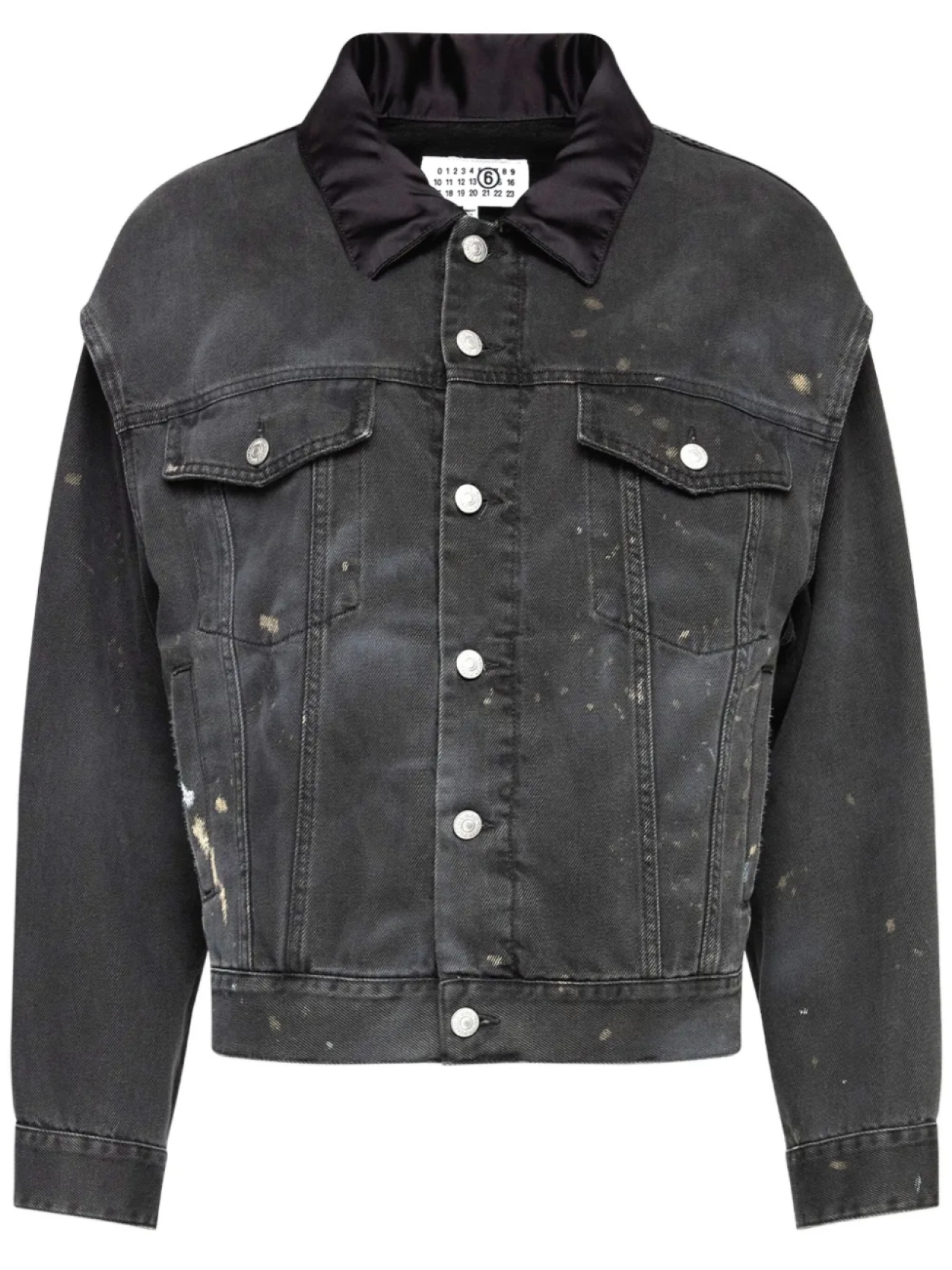 MM6 Maison Margiela жакет на пуговицах, черный 
MM6 Maison Margiela жакет на пуговицах, черный