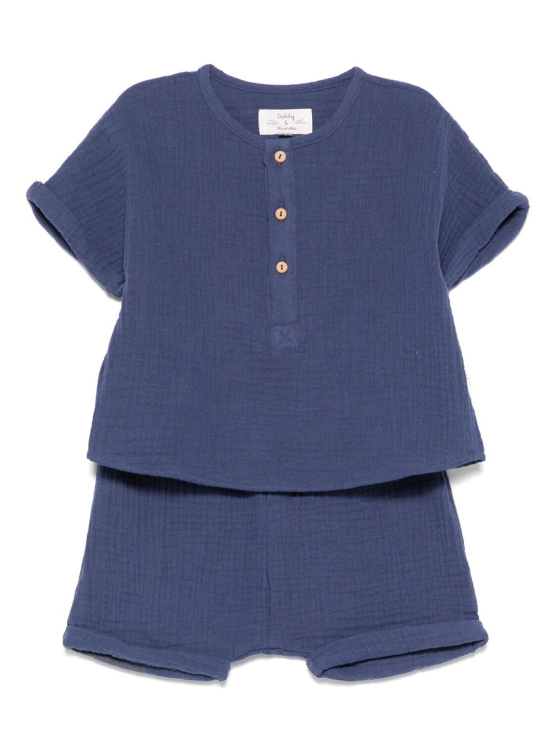 TEDDY & MINOU комплект из футболки и шортов, синий
TEDDY & MINOU комплект из футболки и шортов, синий
