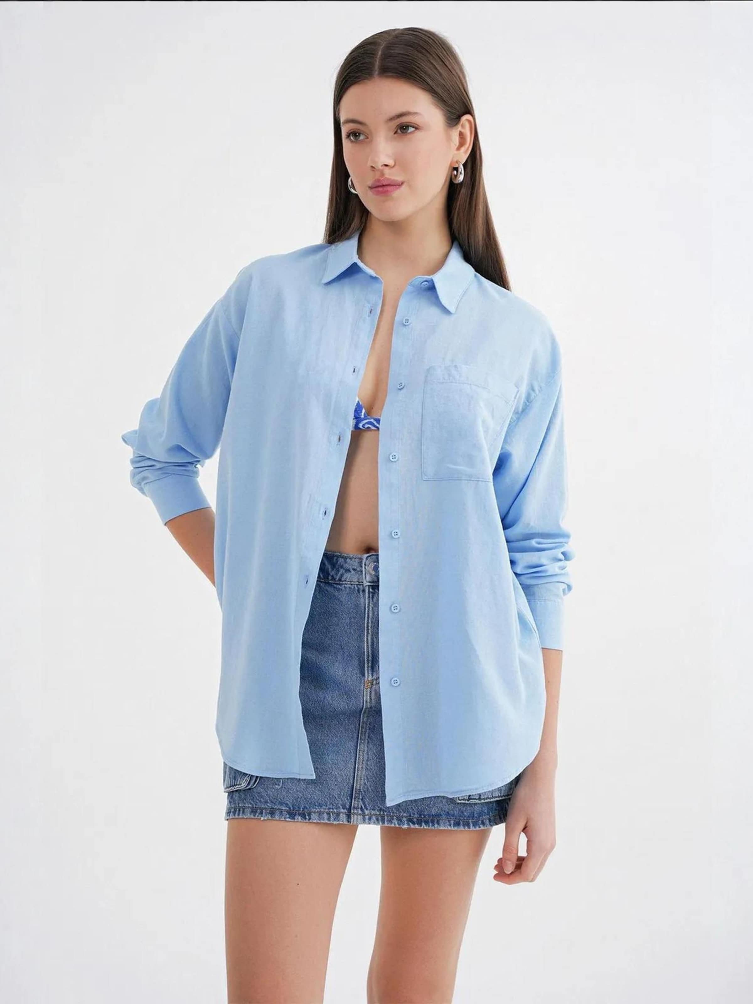 MixRay Рубашка в светло-голубом цвете
MixRay Рубашка в светло-голубом цвете