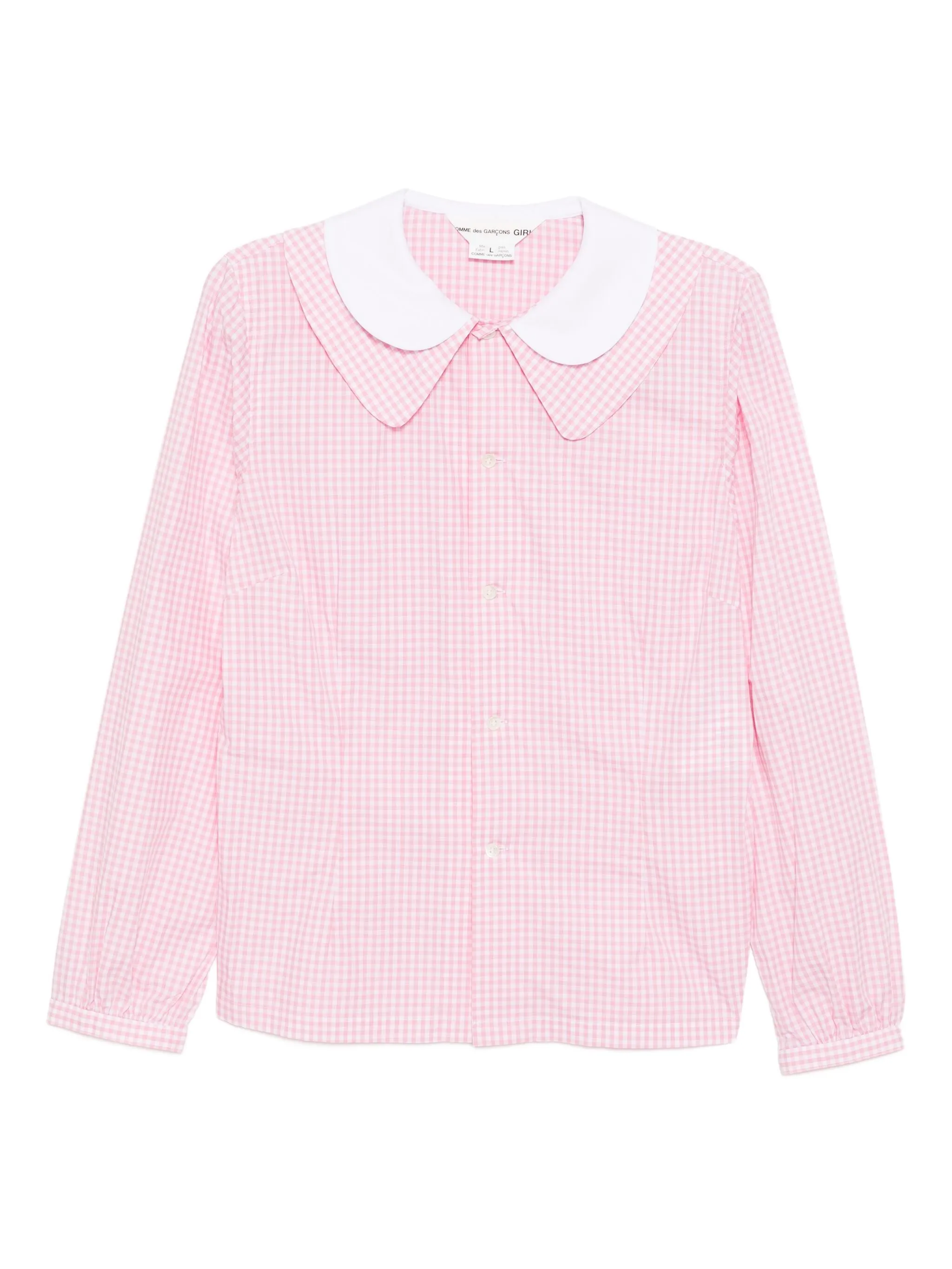 Рубашка с двойным воротником Comme Des Garçons Girl, розовый
Рубашка с двойным воротником Comme Des Garçons Girl, розовый