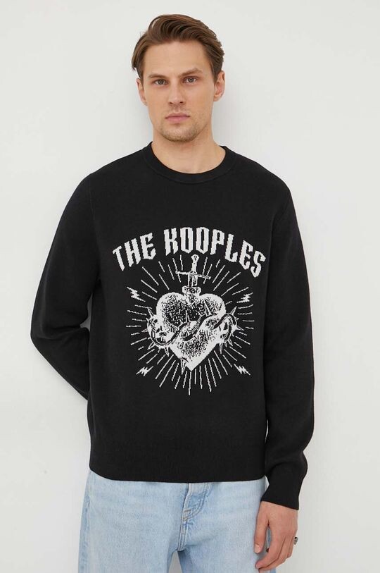 Свитер из смесовой шерсти The Kooples, черный
Свитер из смесовой шерсти The Kooples, черный