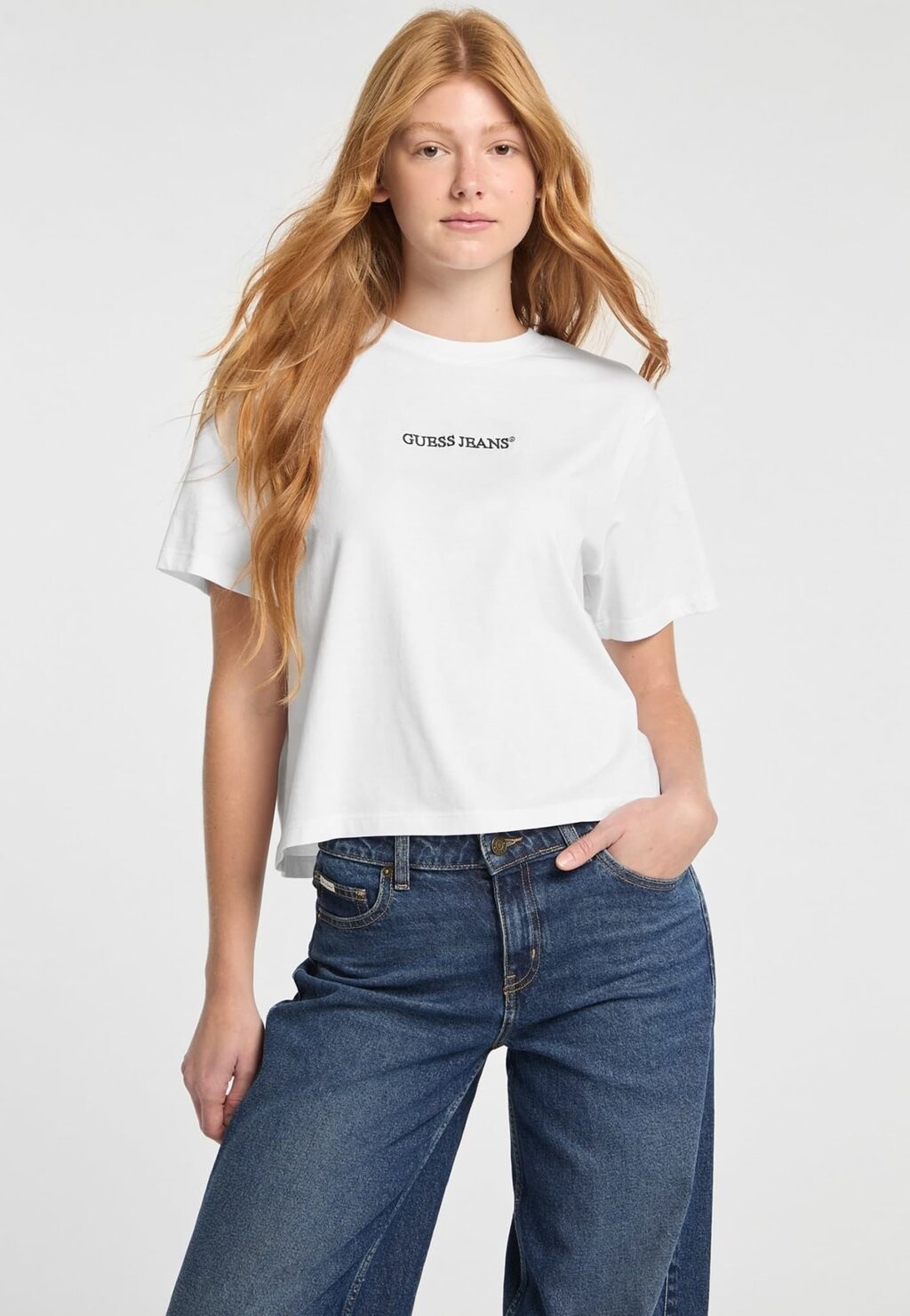 Базовая футболка LOGO RUNDHALSAUSSCHNITT Guess Jeans, белый
Базовая футболка LOGO RUNDHALSAUSSCHNITT Guess Jeans, белый