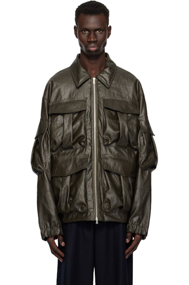 Коричневая куртка с карманом-карго Dries Van Noten, Коричневый, Коричневая куртка с карманом-карго Dries Van Noten
Коричневая куртка с карманом-карго Dries Van Noten, Коричневый, Коричневая куртка с карманом-карго Dries Van Noten