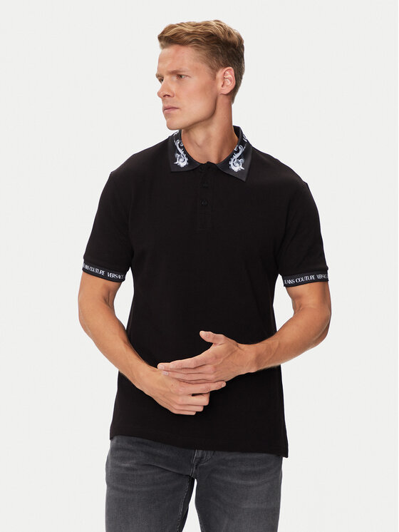 Поло regular fit 76GAGT00 Versace Jeans Couture, черный
Поло regular fit 76GAGT00 Versace Jeans Couture, черный