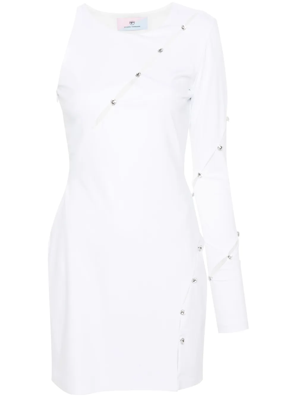 Декорированное платье мини Chiara Ferragni, белый
Декорированное платье мини Chiara Ferragni, белый