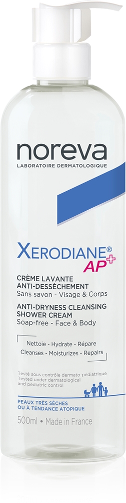 Крем для душа Xerodiane ap+ против сухости, интенсивно питательный гель для душа для чувствительной кожи Noreva, 500 мл
Крем для душа Xerodiane ap+ против сухости, интенсивно питательный гель для душа для чувствительной кожи Noreva, 500 мл