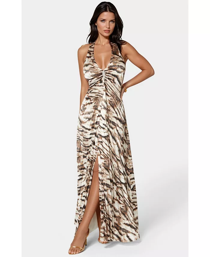 Женское атласное платье макси с принтом и складками Bebe, мультиколор
Женское атласное платье макси с принтом и складками Bebe, мультиколор