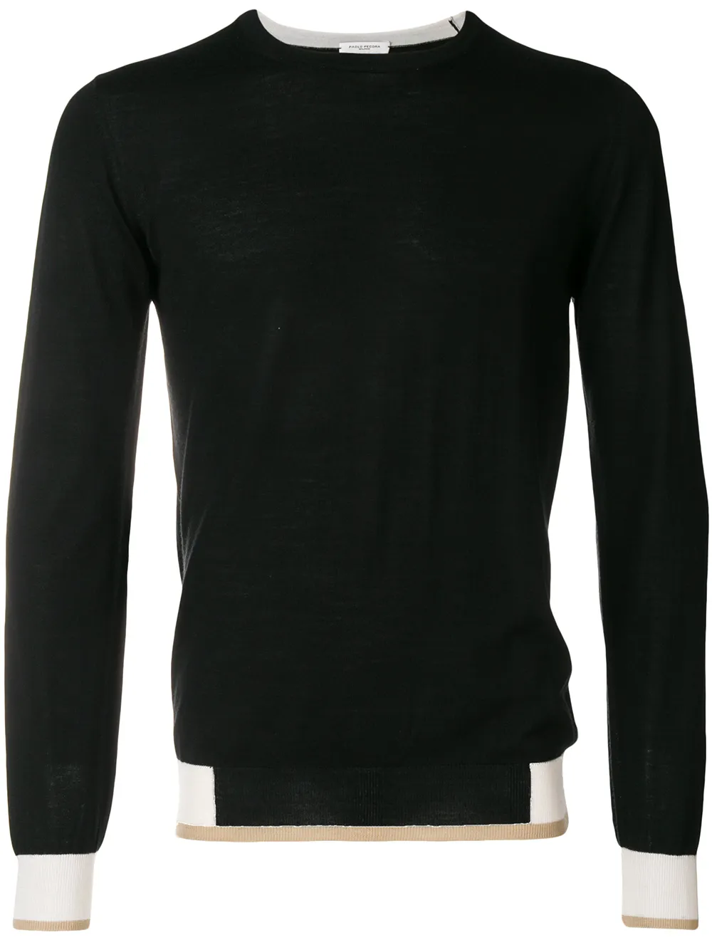 Джемпер с круглым вырезом Paolo Pecora, черный
Джемпер с круглым вырезом Paolo Pecora, черный