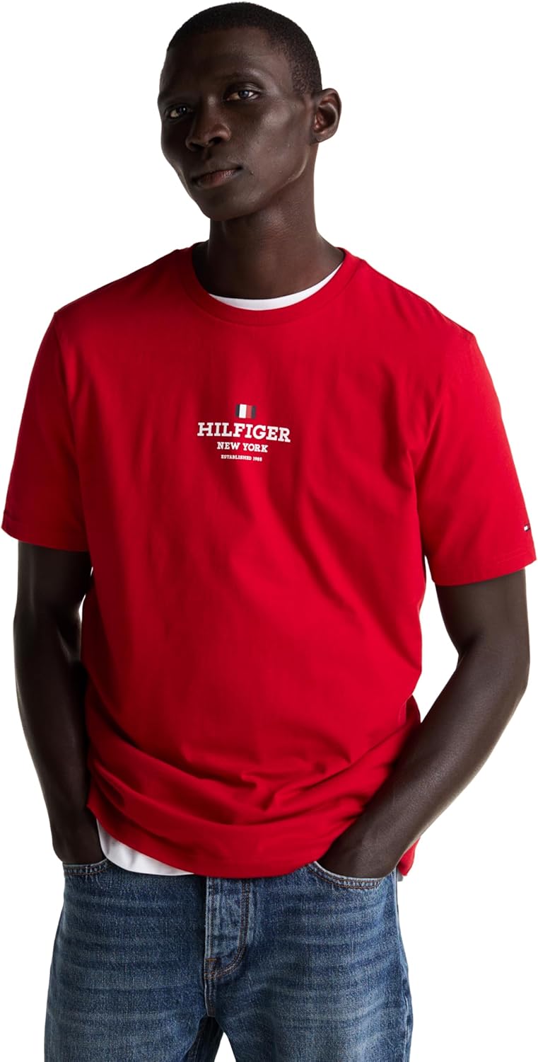 Мужские хлопковые футболки с короткими рукавами и напечатанным логотипом Tommy Hilfiger, Medium Red, Красный, Мужские хлопковые футболки с короткими рукавами и напечатанным логотипом Tommy Hilfiger, Medium Red
Мужские хлопковые футболки с короткими рукавами и напечатанным логотипом Tommy Hilfiger, Medium Red, Красный, Мужские хлопковые футболки с короткими рукавами и напечатанным логотипом Tommy Hilfiger, Medium Red
