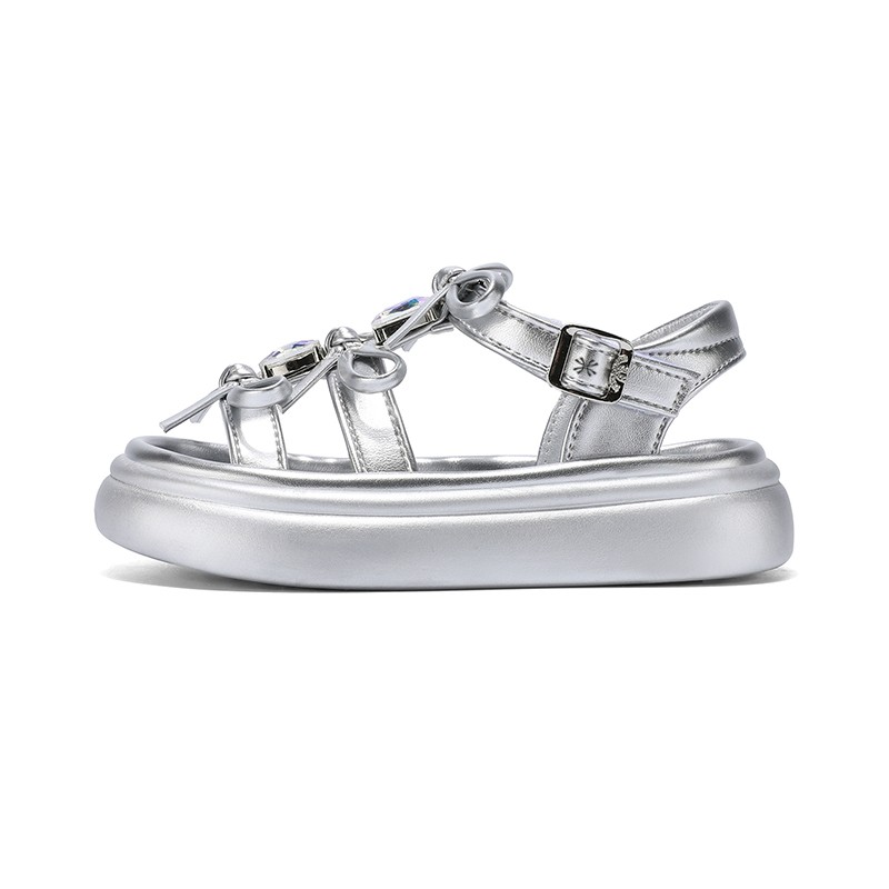 Детские сандалии с нескользящей подошвой YUZHAOLIN, серебряный
Детские сандалии с нескользящей подошвой YUZHAOLIN, серебряный