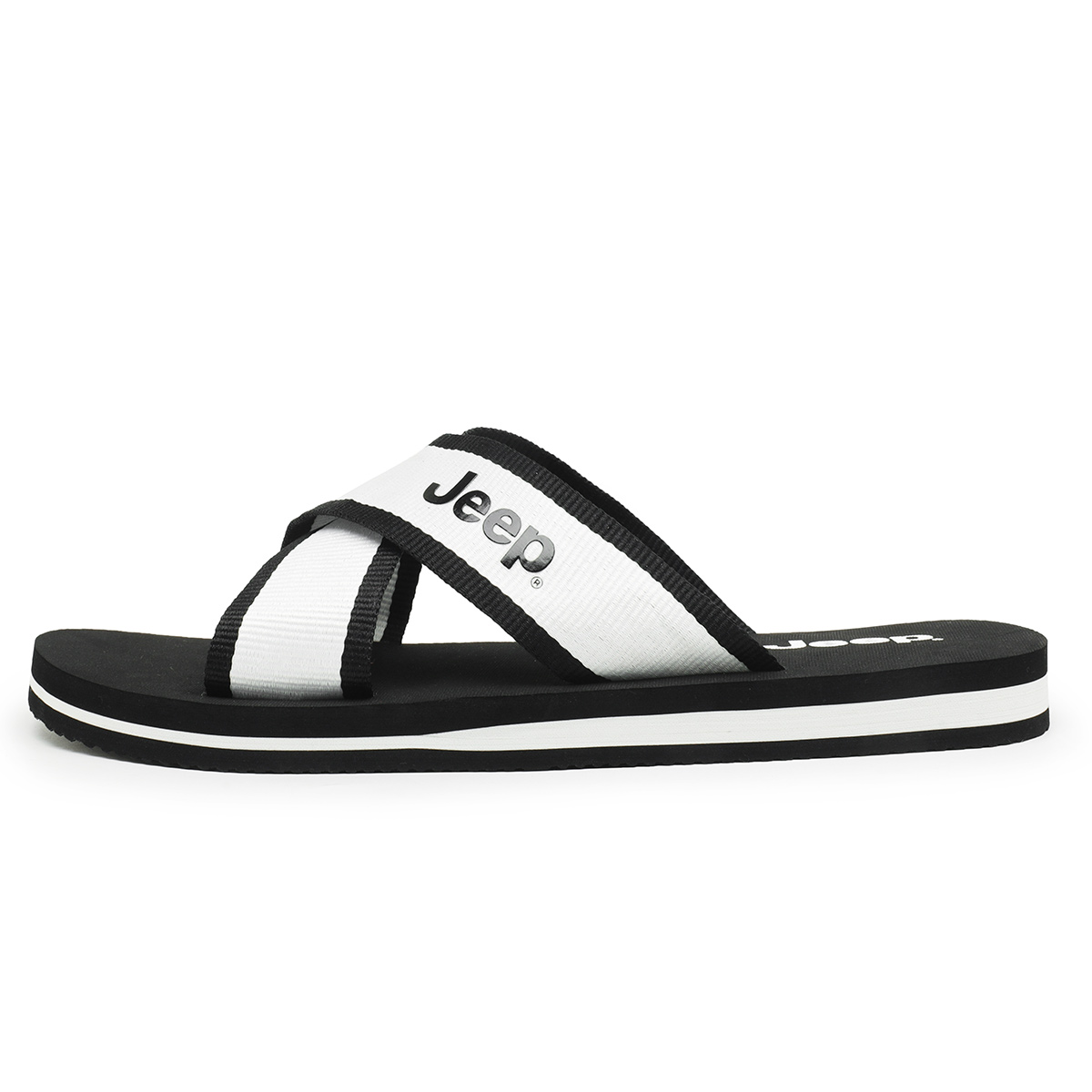 Jeep Скользостойкие антибактериальные шлепанцы унисекс бело-черные, цвет White Black
Jeep Скользостойкие антибактериальные шлепанцы унисекс бело-черные, цвет White Black