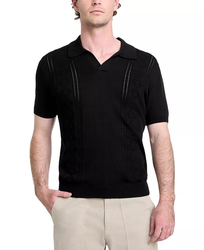 Мужская рубашка свободного кроя Bryant Pointelle GUESS, черный
Мужская рубашка свободного кроя Bryant Pointelle GUESS, черный