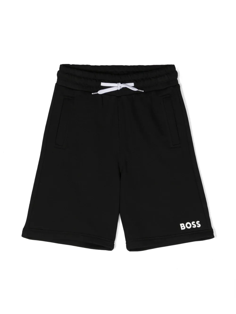 Шорты с логотипом BOSS Kidswear, черный 
Шорты с логотипом BOSS Kidswear, черный