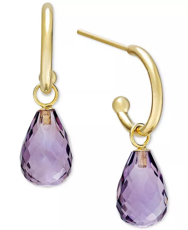 Серьги-Кольца с перидотом из 14-каратного золота Macy'S, purple
Серьги-Кольца с перидотом из 14-каратного золота Macy'S, purple