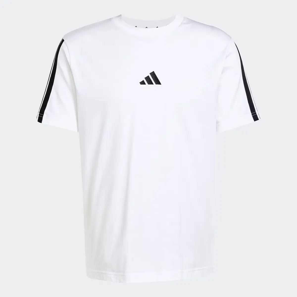 Мужская футболка Adidas Essentials Single Jersey с тремя полосками, белый
Мужская футболка Adidas Essentials Single Jersey с тремя полосками, белый