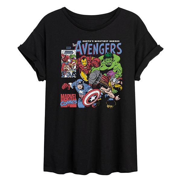 Футболка Juniors' The Avengers Comic Panel Distressed Oversized Marvel
Футболка Juniors' The Avengers Comic Panel Distressed Oversized Marvel