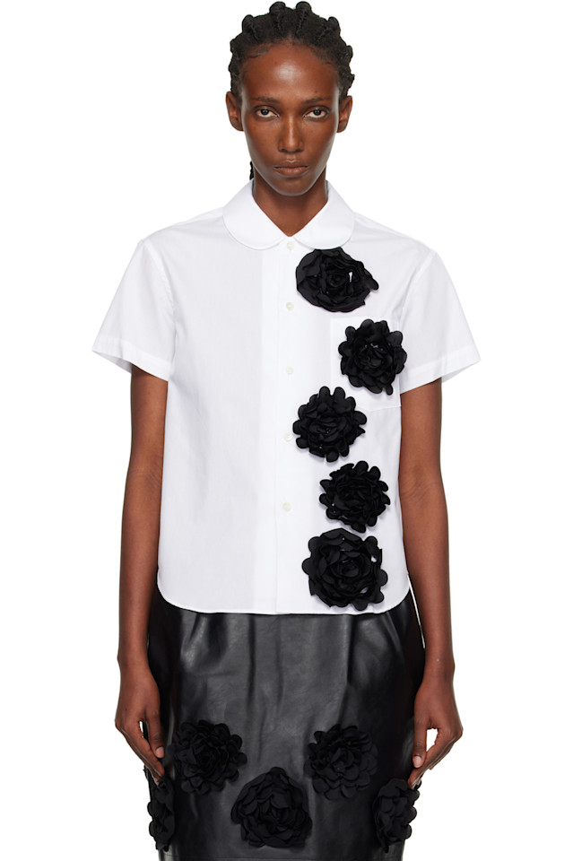 Tao Comme Des Garçons Хлопковая рубашка с цветочным принтом
Tao Comme Des Garçons Хлопковая рубашка с цветочным принтом