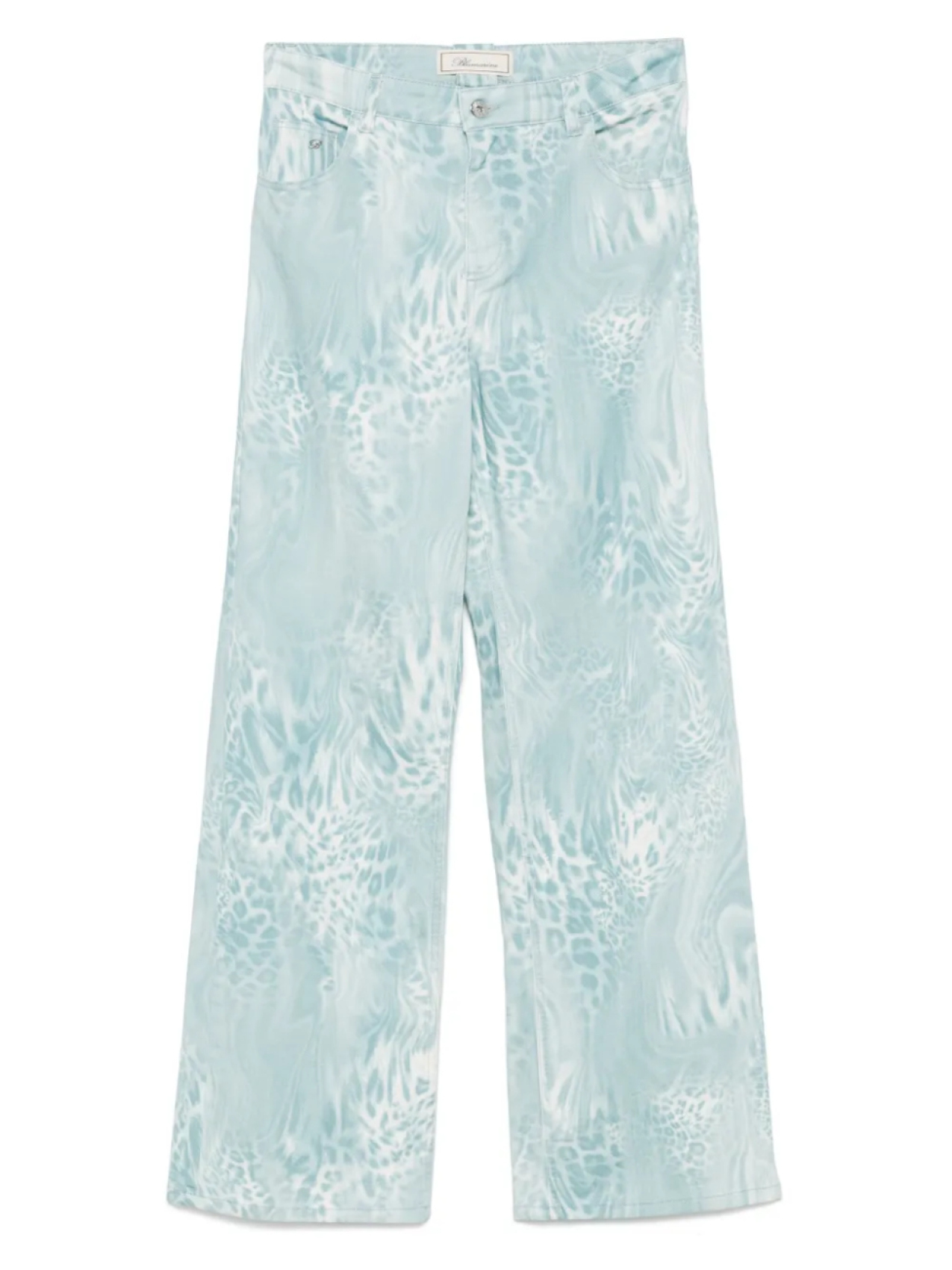 Джинсы с леопардовым принтом Blumarine, синий
Джинсы с леопардовым принтом Blumarine, синий