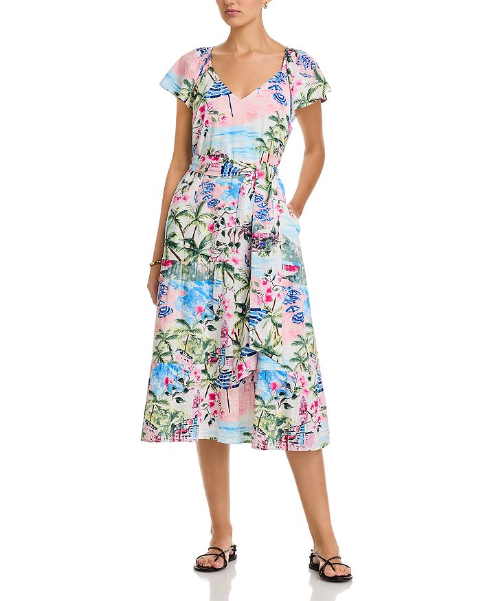 Платье миди Paradise Shores Tommy Bahama, мультиколор
Платье миди Paradise Shores Tommy Bahama, мультиколор