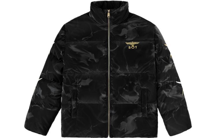 Пуховик унисекс Boy London, черный 
Пуховик унисекс Boy London, черный