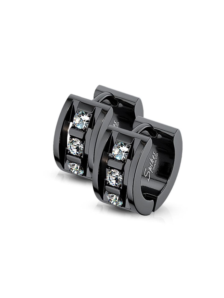 Bungsa Черные серьги-гвоздики
Bungsa Черные серьги-гвоздики