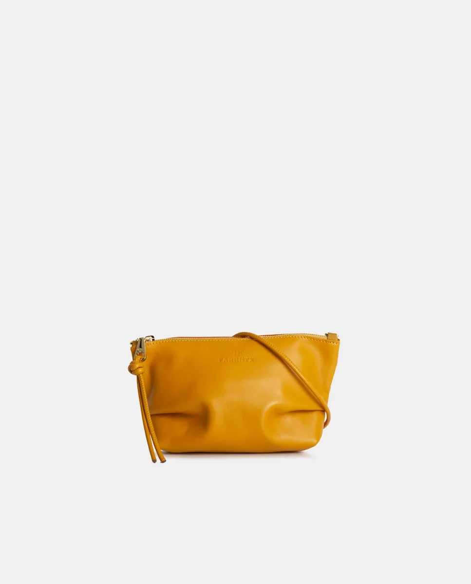 Маленькая сумка через плечо из мягкой напы без подкладки Farrutx, желтый
Маленькая сумка через плечо из мягкой напы без подкладки Farrutx, желтый