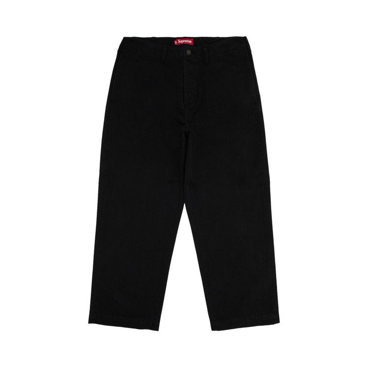 Брюки Supreme Washed Herringbone Chino Pant, Black
Брюки Supreme Washed Herringbone Chino Pant, Black