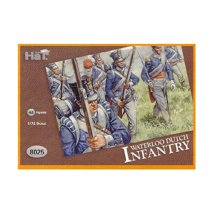 Голландская пехота Ватерлоо, Historical Plastic Military Figures - Napoleonic (1:72) (Hat Industries)
Голландская пехота Ватерлоо, Historical Plastic Military Figures - Napoleonic (1:72) (Hat Industries)