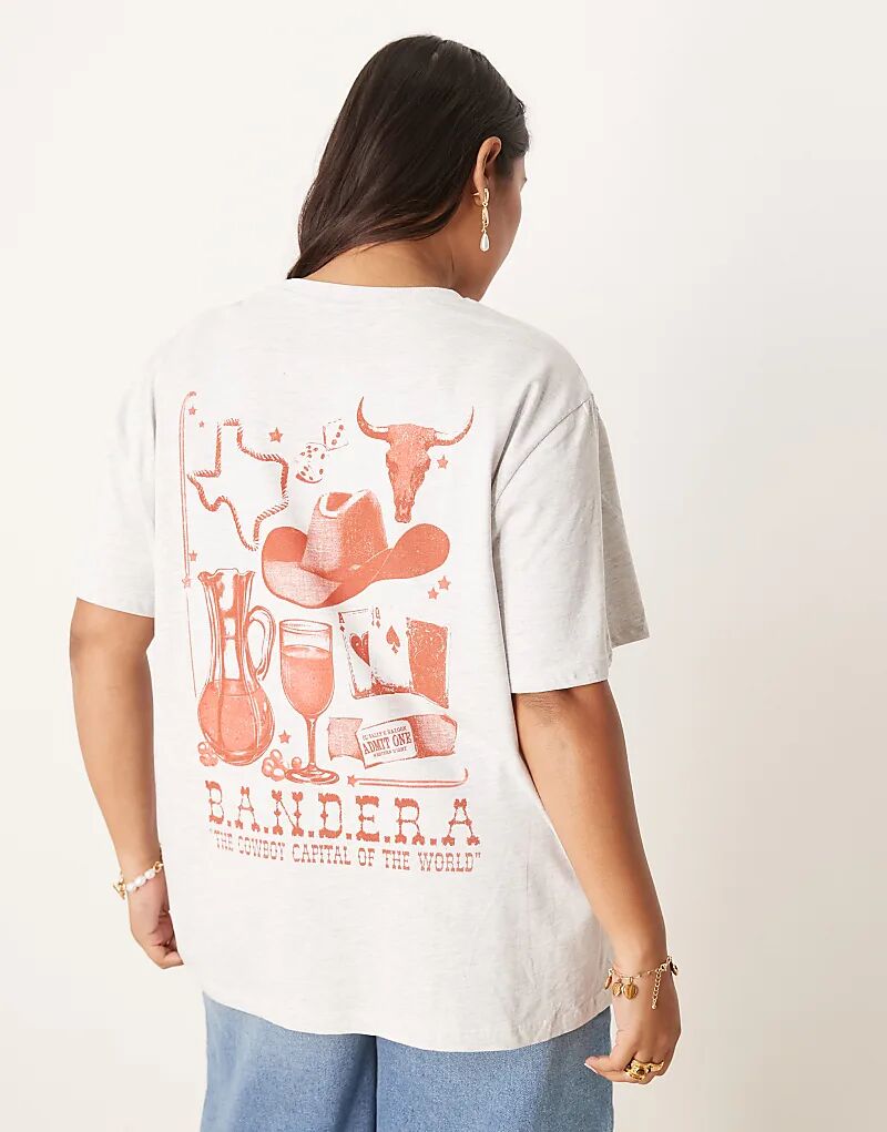 Футболка ASOS DESIGN Curve классического кроя с принтом ковбоя-родео цвета ледяного вереска Asos Curve
Футболка ASOS DESIGN Curve классического кроя с принтом ковбоя-родео цвета ледяного вереска Asos Curve