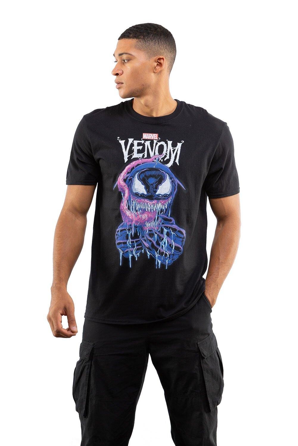 Хлопковая футболка Venom Grin Marvel, черный
Хлопковая футболка Venom Grin Marvel, черный