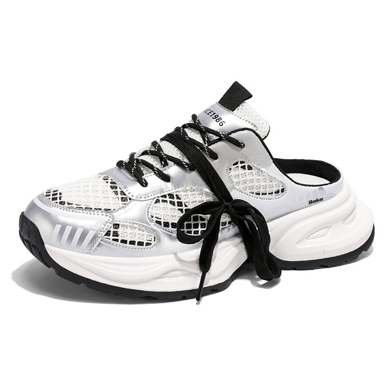 BAKE Устойчивые к запаху, износостойкие, быстросохнущие закрытые тапочки для мужчин Silver Black, цвет Silver Black
BAKE Устойчивые к запаху, износостойкие, быстросохнущие закрытые тапочки для мужчин Silver Black, цвет Silver Black