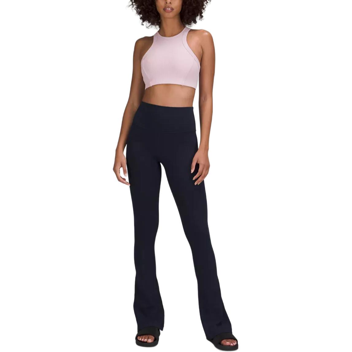 Мини-флейр леггинсы Align Series удлиненные Lululemon, черные 
Мини-флейр леггинсы Align Series удлиненные Lululemon, черные