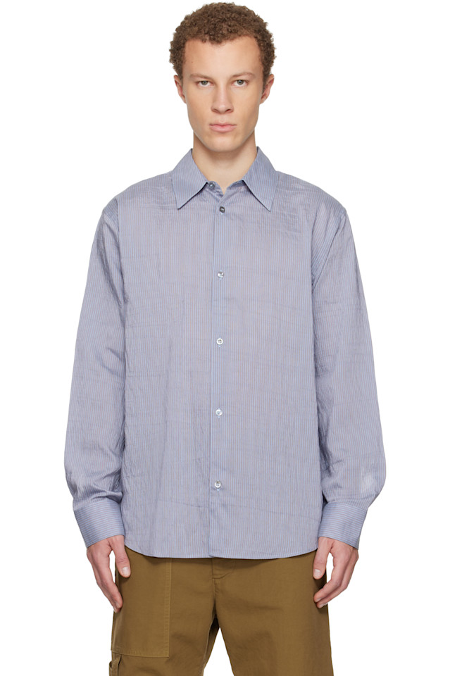 Studio Nicholson Рубашка с синим рисунком
Studio Nicholson Рубашка с синим рисунком