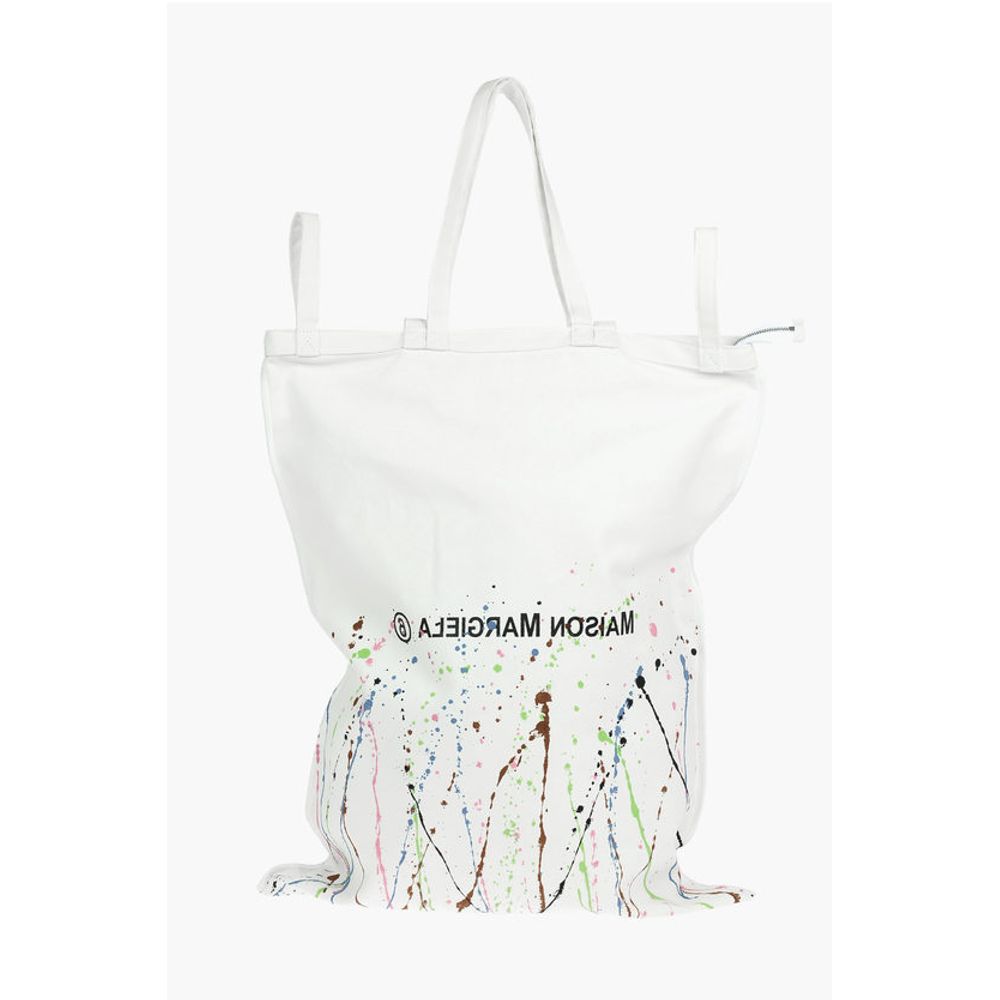 Белая хлопковая сумка-тоут Maison Margiela, White 
Белая хлопковая сумка-тоут Maison Margiela, White