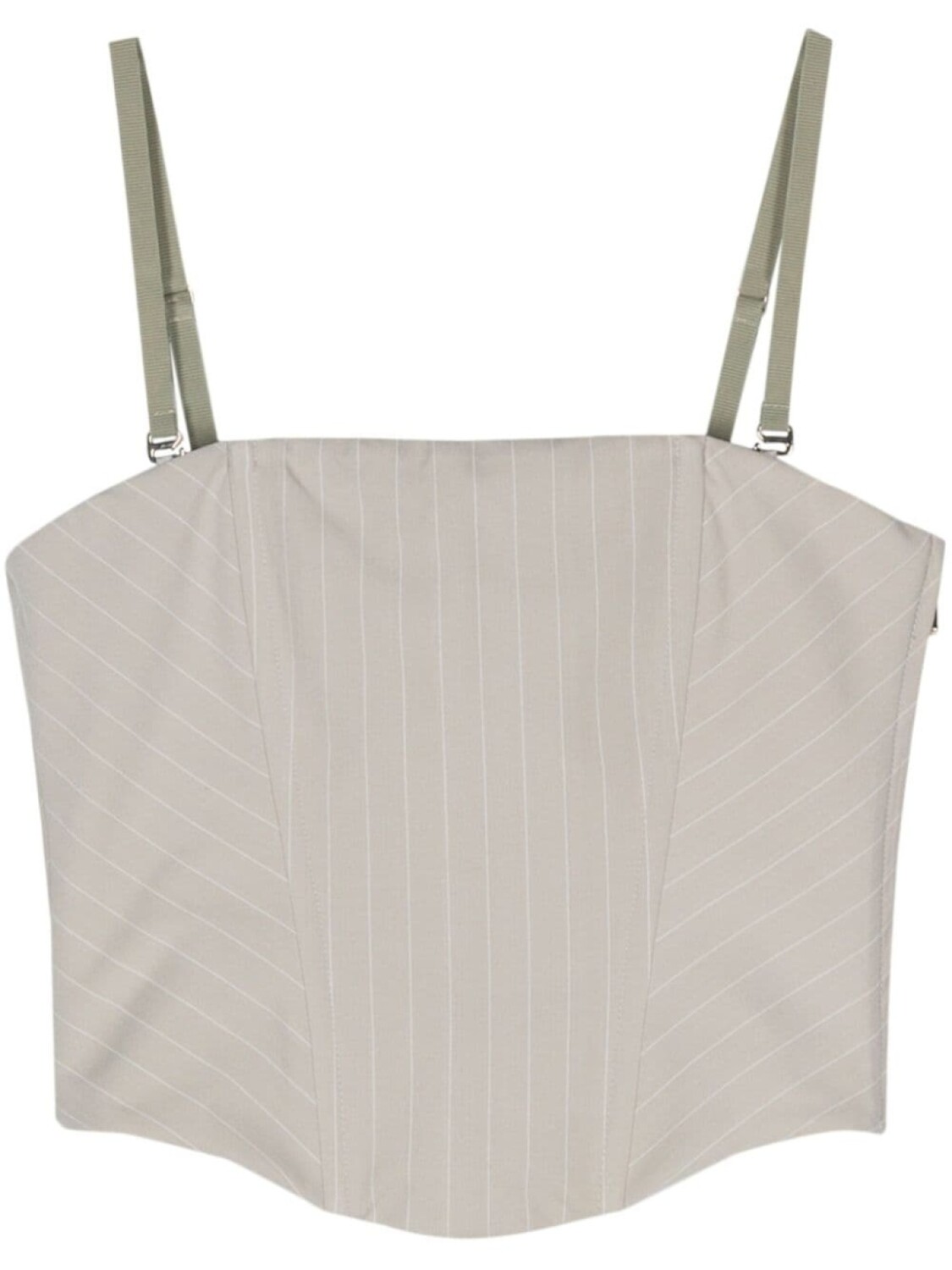 Patrizia Pepe укороченный корсет в тонкую полоску, серый
Patrizia Pepe укороченный корсет в тонкую полоску, серый