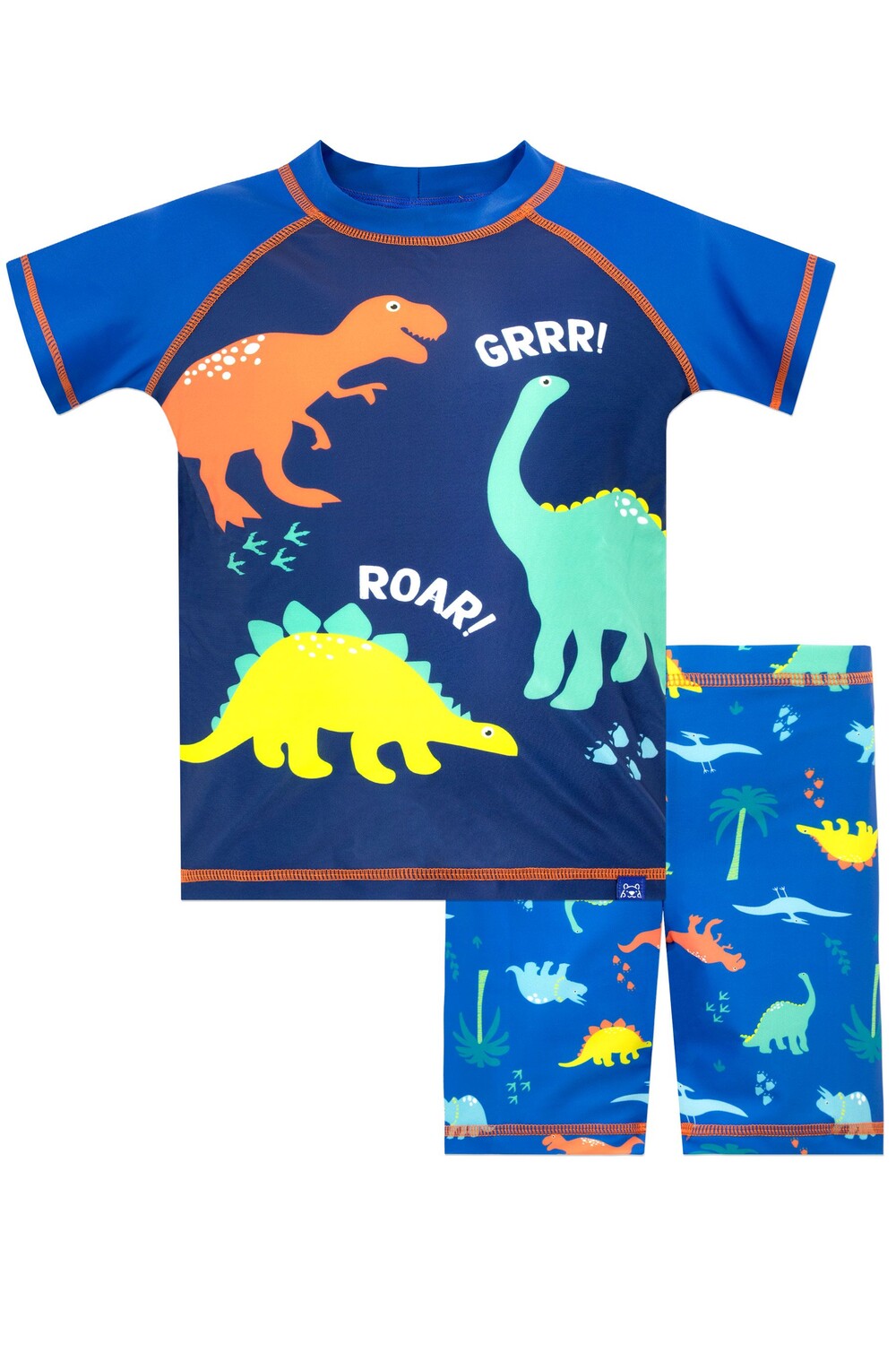 Раздельный купальник для мальчика с мотивом динозавра Harry Bear, синий
Раздельный купальник для мальчика с мотивом динозавра Harry Bear, синий