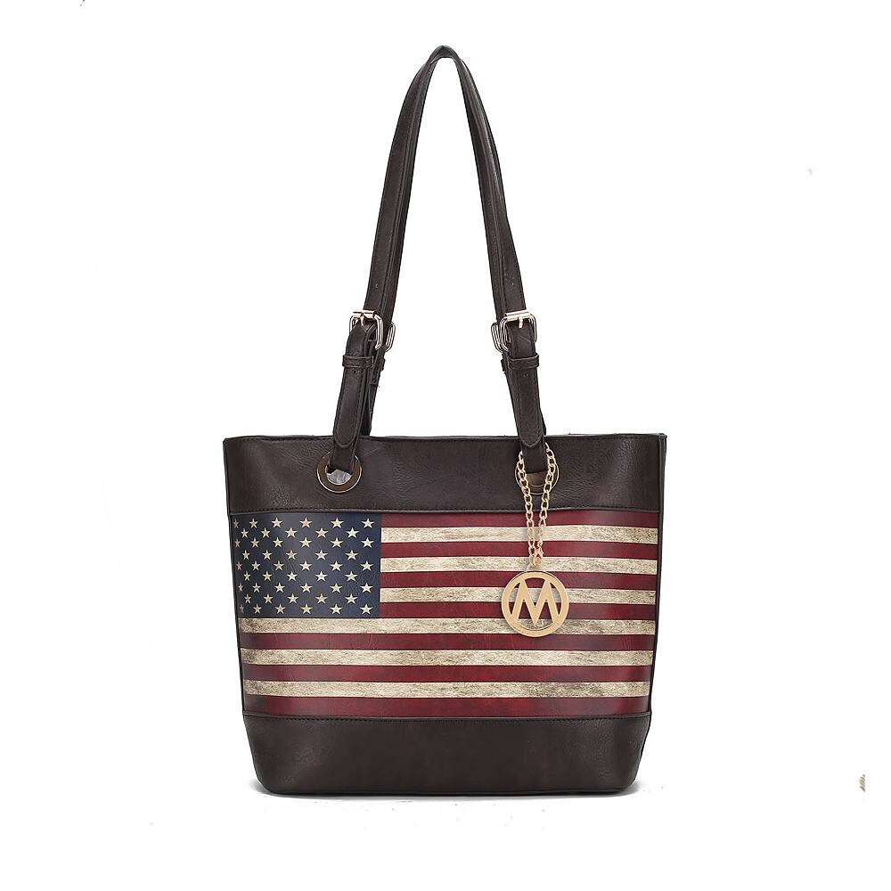 Mkf Collection Женская большая сумка Vera из веганской кожи с патриотическим флагом от Mia K MKF Collection, цвет Chocolate, Коричневый, Mkf Collection Женская большая сумка Vera из веганской кожи с патриотическим флагом от Mia K MKF Collection, цвет Choc
Mkf Collection Женская большая сумка Vera из веганской кожи с патриотическим флагом от Mia K MKF Collection, цвет Chocolate, Коричневый, Mkf Collection Женская большая сумка Vera из веганской кожи с патриотическим флагом от Mia K MKF Collection, цвет Choc