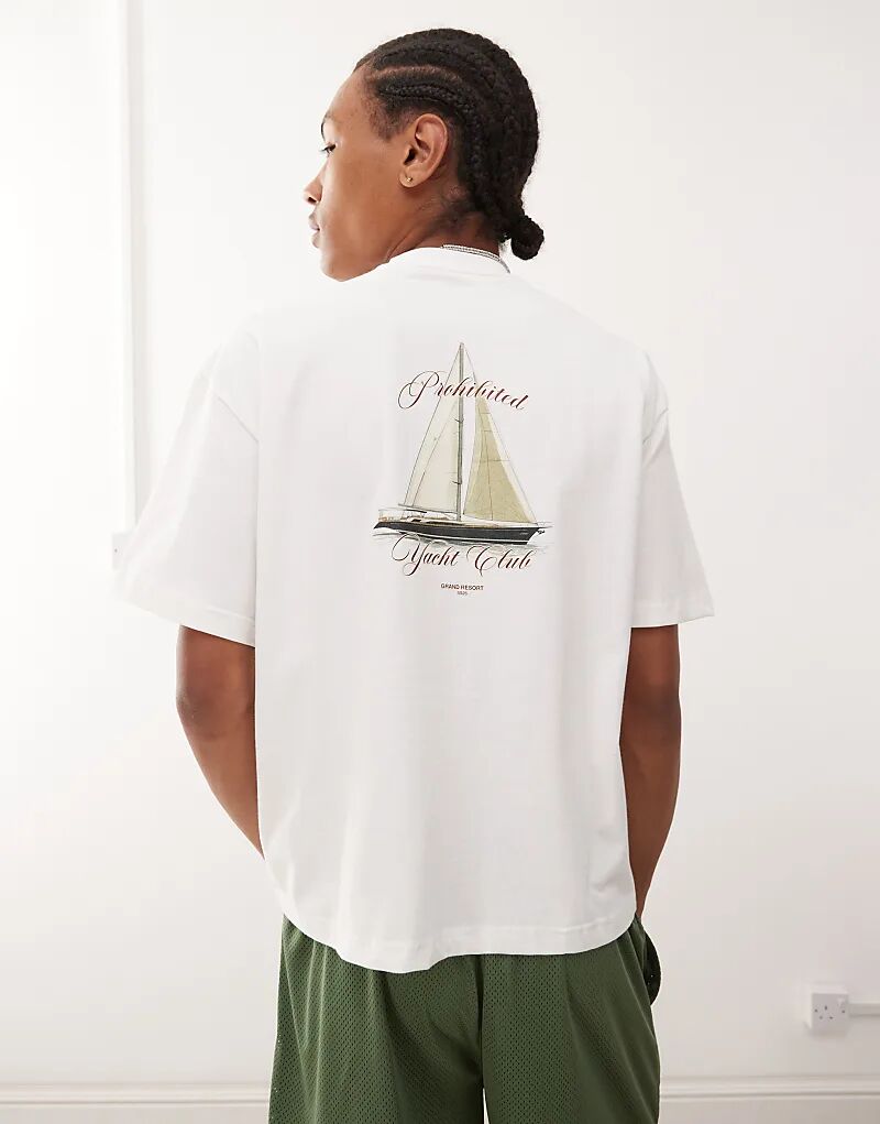 Футболка с изображением запрещенной яхты в кремово-белом цвете
Футболка с изображением запрещенной яхты в кремово-белом цвете