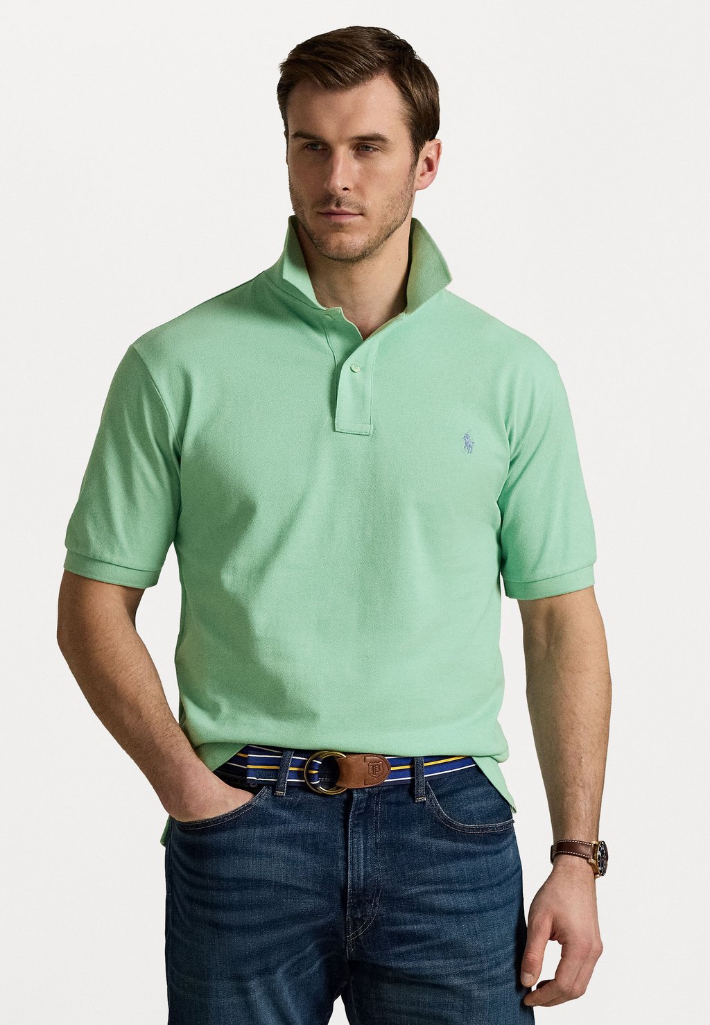 Рубашка поло THE ICONIC MESH POLO SHIRT Polo Ralph Lauren Big & Tall, светло-серый
Рубашка поло THE ICONIC MESH POLO SHIRT Polo Ralph Lauren Big & Tall, светло-серый