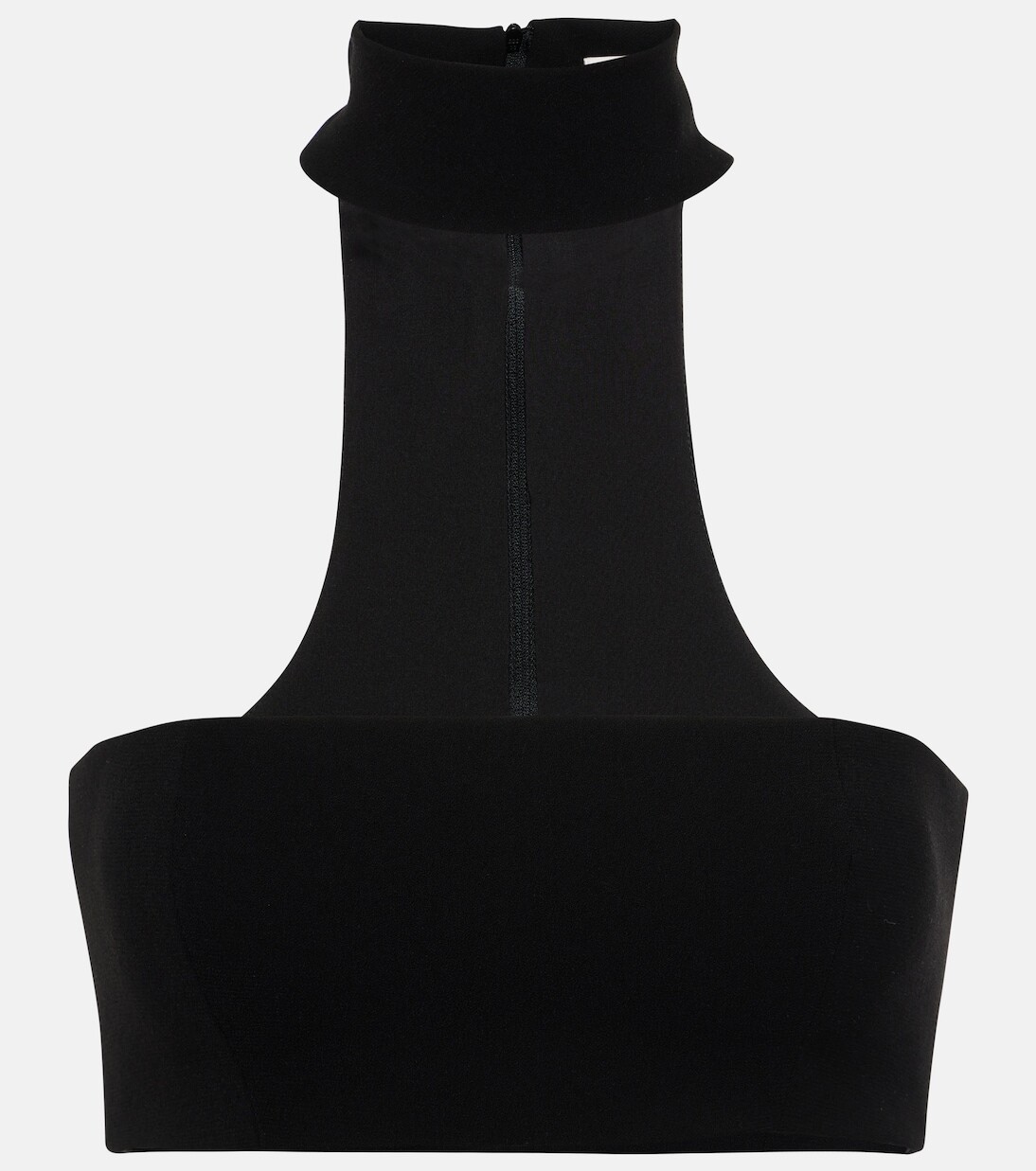 Топ из крепа-бандо Mônot, черный 
Топ из крепа-бандо Mônot, черный