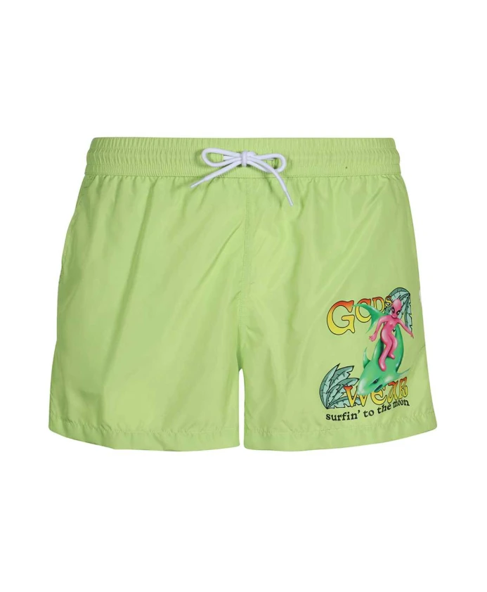 Плавки из нейлона с принтом Gcds, зеленый
Плавки из нейлона с принтом Gcds, зеленый